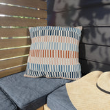 Striped Outdoor Pillows | Cozy Garden Decor | Boho Style Cushions | Patio Accessories | Nature Inspired Gift