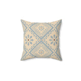 Geometric Mudcloth Inspired Throw Pillow, Modern Diasporic Accent Cushion, Earth Tone Tribal Home Decor, Premium Rectangular Pillow Cover