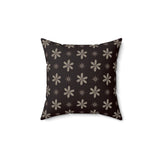 Egyptian Revival Heron Throw Pillow, Modern Diaspora Art Decor, Luxe Patterned Cushion for Elegant Living Rooms