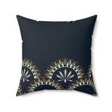 Nile Arc: Faux Suede Pillow