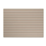 Stripe Chenille Floral Rug — Washable Area Rug
