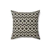 Modern Geometric Throw Pillow, Minimalist Mudcloth Inspired Cushion, Elevated Neutral Home Decor