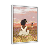 Afterglow Float Framed Matte Canvas Art