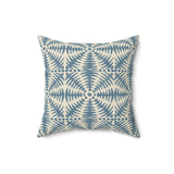 Nile Collection Throw Pillow, Modern Diasporic Art Decorative Cushion, Sophisticated Geometric Nature Patterned Home Decor