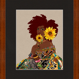 Limited Edition Framed Art Print Quilted Lady