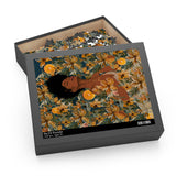 A Peaceful Place 500-Piece Puzzle: Tropical Beauty with Florals and Toucan