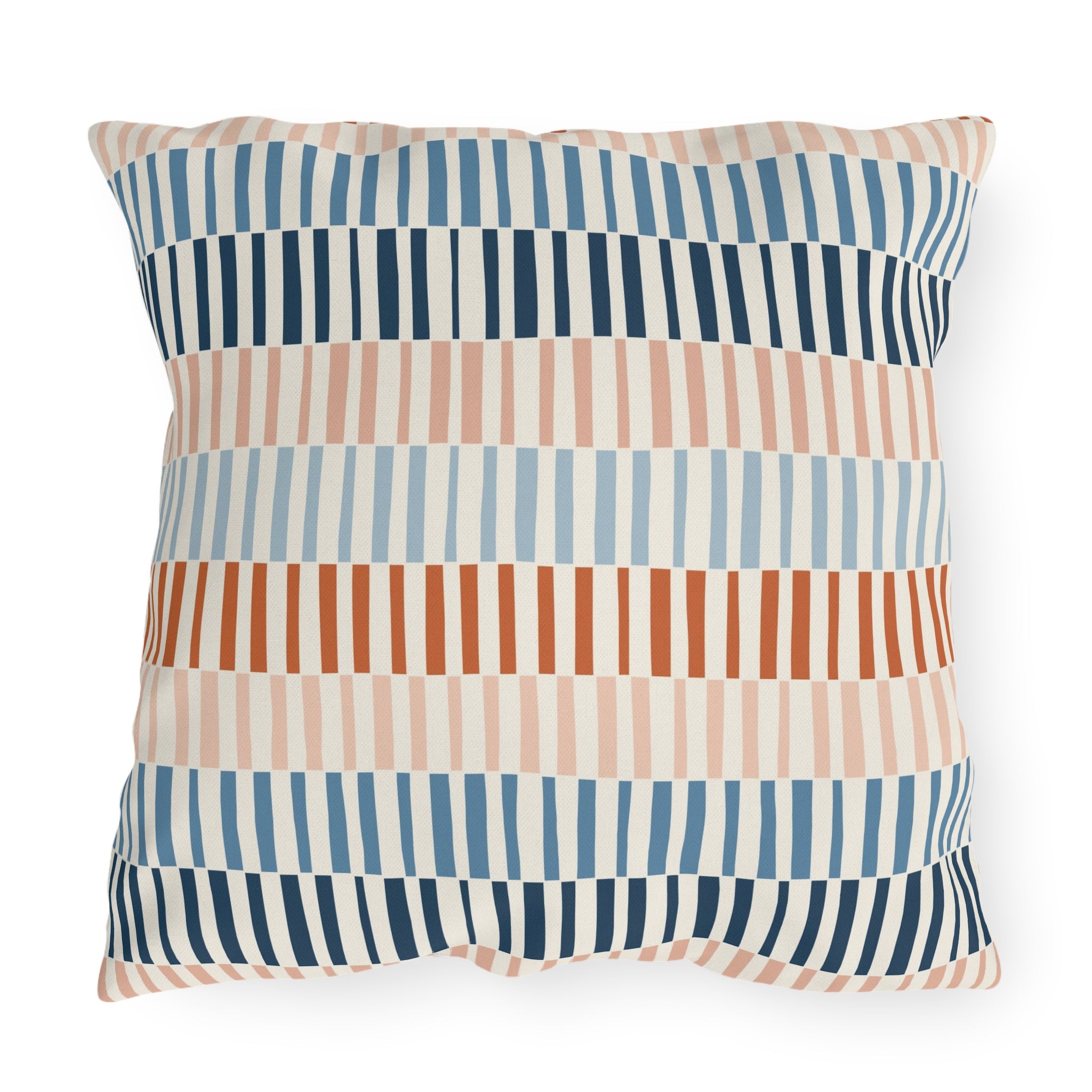 Striped Outdoor Pillows | Cozy Garden Decor | Boho Style Cushions | Patio Accessories | Nature Inspired Gift
