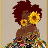 Limited Edition Framed Art Print Quilted Lady