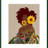 Limited Edition Framed Art Print Quilted Lady