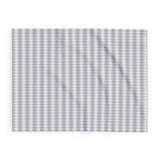 Cozy Modern Houndstooth Arctic Fleece Blanket | Cozy Home Décor for Stylish Comfort