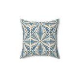 Nile Collection Throw Pillow, Modern Diasporic Art Decorative Cushion, Sophisticated Geometric Nature Patterned Home Decor
