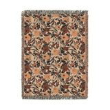 Protea Print Woven Heritage Style Throw