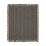 Cowries Burnt Sienna Woven Heritage Style Throw