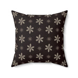 Egyptian Revival Heron Throw Pillow, Modern Diaspora Art Decor, Luxe Patterned Cushion for Elegant Living Rooms