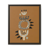 Zaria: Float Framed Matte Canvas Art