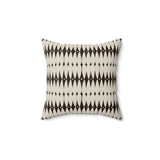 Minimalist Geometric Throw Pillow, Modern Abstract Neutral Accent Cushion, Sophisticated Monochromatic Home Decor for Living Room or Bedroom