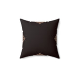 Geometric Mudcloth Inspired Throw Pillow, Modern Diasporic Accent Cushion, Earth Tone Tribal Home Decor, Premium Rectangular Pillow Cover