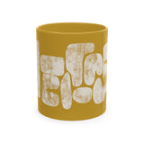 Copy of Copy of Afro Pick Ceramic Mug — Ivory Coffee Cup