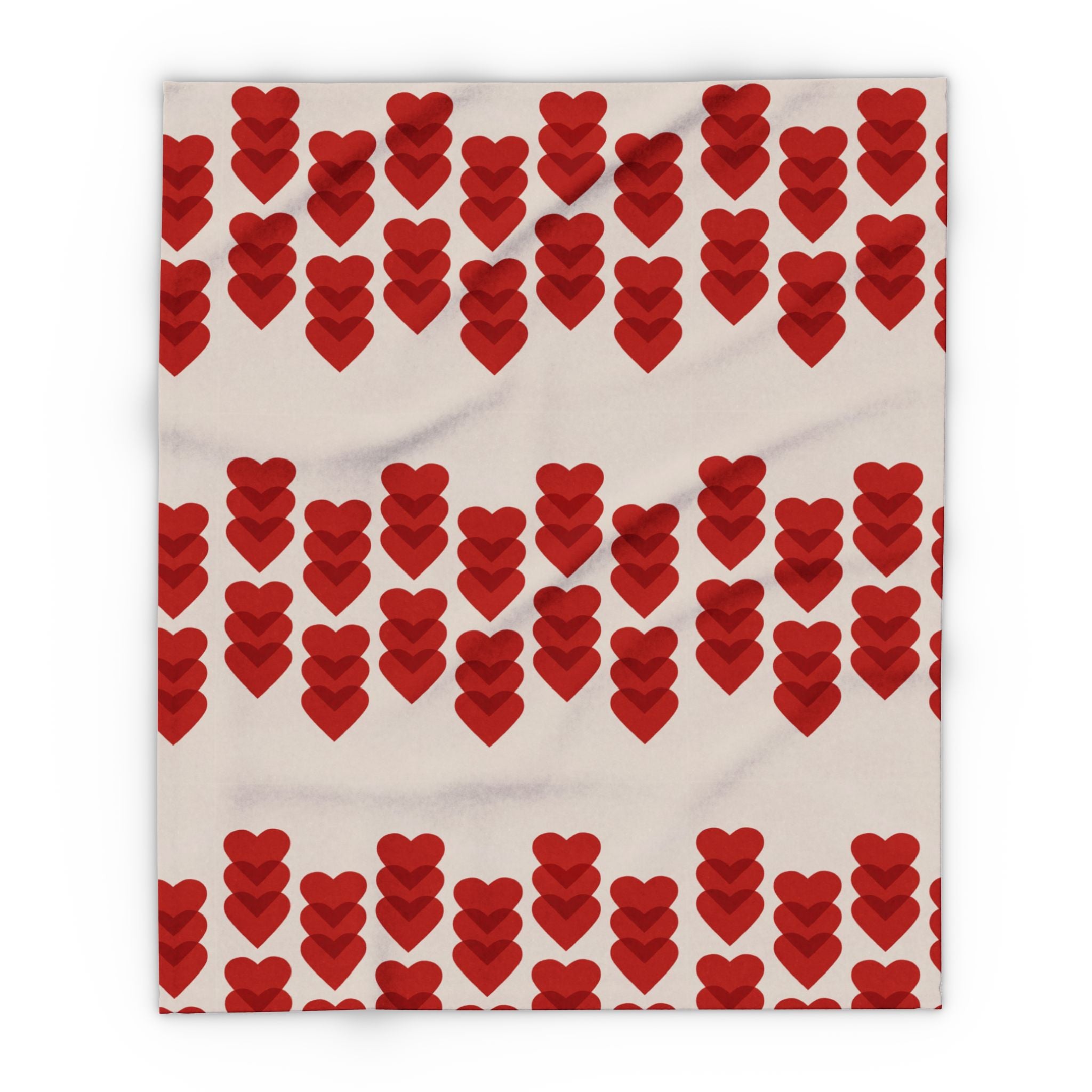 Hearts Aligned Arctic Fleece Blanket | Cozy Home Décor for Stylish Comfort