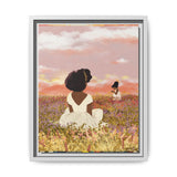 Afterglow Float Framed Matte Canvas Art