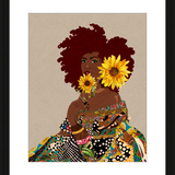 Limited Edition Framed Art Print Quilted Lady