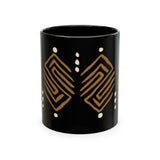 Copy of Copy of Afro Pick Ceramic Mug — Ivory Coffee Cup