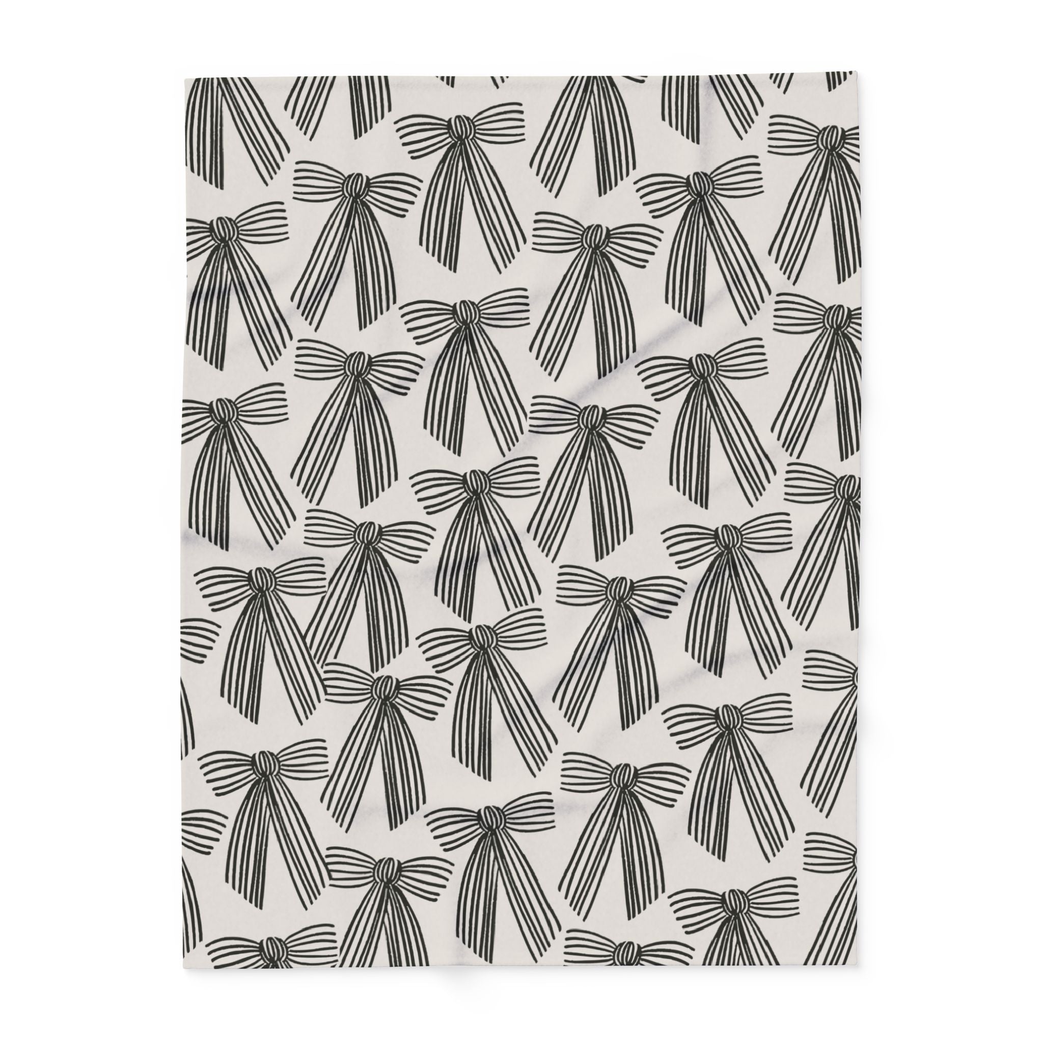 Bauble Bows Arctic Fleece Blanket | Cozy Home Décor for Stylish Comfort