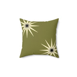 Nile Collection Throw Pillow, Modern Diasporic Art Decorative Cushion, Sophisticated Geometric Nature Patterned Home Decor