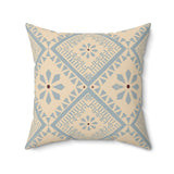 Geometric Mudcloth Inspired Throw Pillow, Modern Diasporic Accent Cushion, Earth Tone Tribal Home Decor, Premium Rectangular Pillow Cover