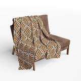 Boho Mosaic Arctic Fleece Blanket | Cozy Home Décor for Stylish Comfort