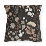 Botanical & Striped Outdoor Pillows | Cozy Garden Decor | Boho Style Cushions | Patio Accessories | Nature Inspired Gift