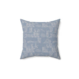 Bklyn Tea Party Sketch Throw Pillow