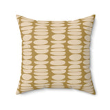 Modern Abstract Geometric Throw Pillow, Minimalist Earth Tone Cushion Cover, Elevated Home Decor Accent