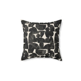 Modern Abstract Spun Polyester Square Pillow - Stylish Home Decor Accent