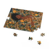 A Peaceful Place 500-Piece Puzzle: Tropical Beauty with Florals and Toucan