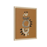 Zaria: Float Framed Matte Canvas Art