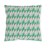 Retro Geometric Outdoor Pillows | Cozy Garden Decor | Boho Style Cushions | Patio Accessories | Nature Inspired Gift