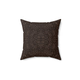 Abstract Geometric Throw Pillow, Modern Neutral Grid Accent Cushion for Sophisticated Home Decor