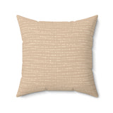 Minimalist Dotted Wave Throw Pillow, Modern Neutral Accent Cushion for Sophisticated Home Decor