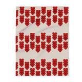 Hearts Aligned Arctic Fleece Blanket | Cozy Home Décor for Stylish Comfort