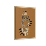 Zaria: Float Framed Matte Canvas Art