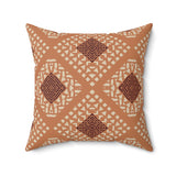 Egyptian Revival Heron Throw Pillow, Modern Diaspora Art Decor, Luxe Patterned Cushion for Elegant Living Rooms
