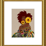 Limited Edition Framed Art Print Quilted Lady