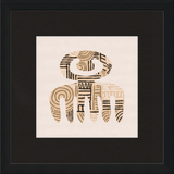 Cartouche Framed Art Print