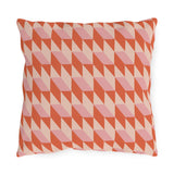 Retro Geometric Outdoor Pillows | Cozy Garden Decor | Boho Style Cushions | Patio Accessories | Nature Inspired Gift