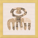 Cartouche Framed Art Print