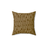 Egyptian Revival Heron Throw Pillow, Modern Diaspora Art Decor, Luxe Patterned Cushion for Elegant Living Rooms