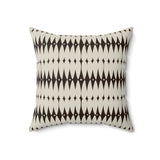 Minimalist Geometric Throw Pillow, Modern Abstract Neutral Accent Cushion, Sophisticated Monochromatic Home Decor for Living Room or Bedroom