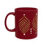 Copy of Copy of Afro Pick Ceramic Mug — Ivory Coffee Cup