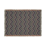 Cross Stitch Chevron Woven Heritage Style Throw